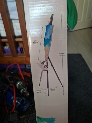wooden easel