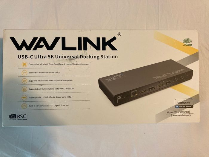Wavlink USB-C Dual HDMI or DisplayPort - Universal Docking Station