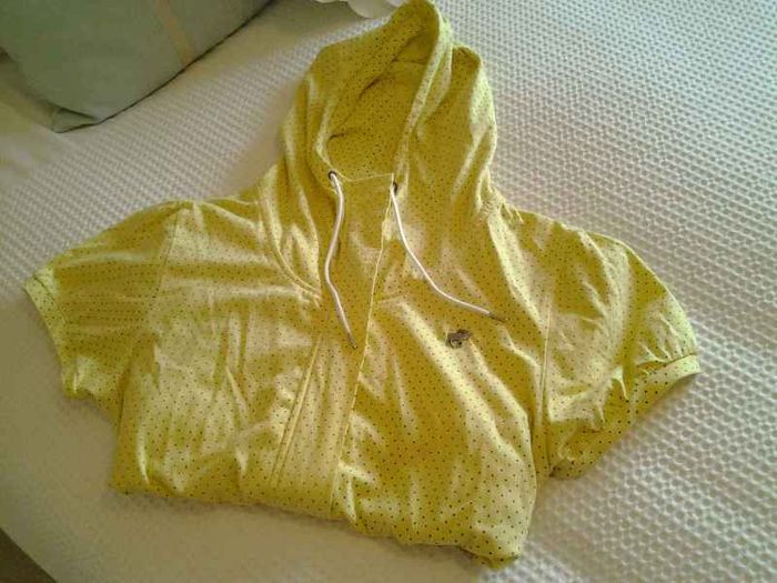 Yellow Short-Sleeved Hoodie - Size 14