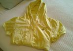 Yellow Short-Sleeved Hoodie - Size 14