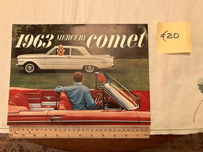 American car brochures. 1950s, 1960s and 1980s