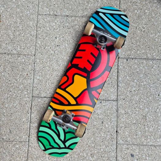 Element Skateboard with vibrant print