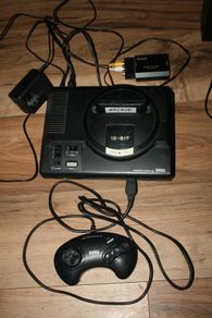 Vintage Sega Mega Drive Megadrive 1 16-Bit Console ((Working), Controller + Game