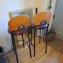 Mid Century Vintage bar stools x2 Excellent Condition Collection Pieces Image 8