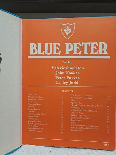 1972 Blue Peter Ninth Book Vintage BBC Annual
