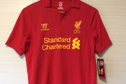 Liverpool Jersey. Brand New With Tags In Factory Plastic. Boys Large. Official Warrior Sports Home Jersey.