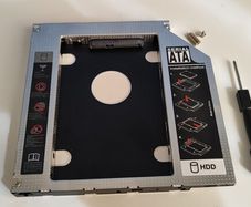 9.5 mm Hard Drive Caddy Tray 2.5 inch Universal SATA to SATA 2nd SSD HDD Hard Drive Caddy Tray Enclosures for laptop with Optical Drive slot