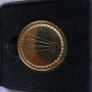 vintage Gold Plated Medal Image 2