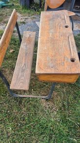 old school desk