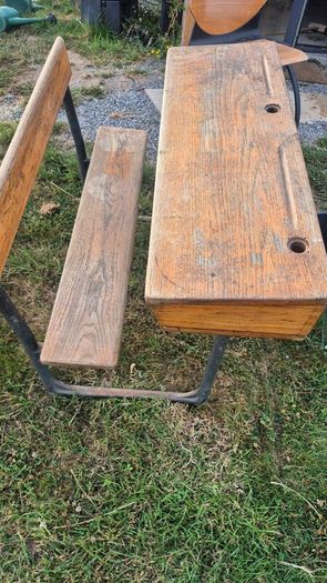 old school desk