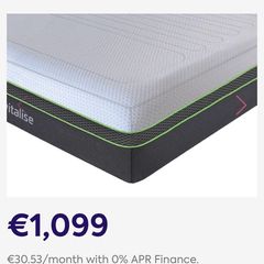 One month old King size mattress