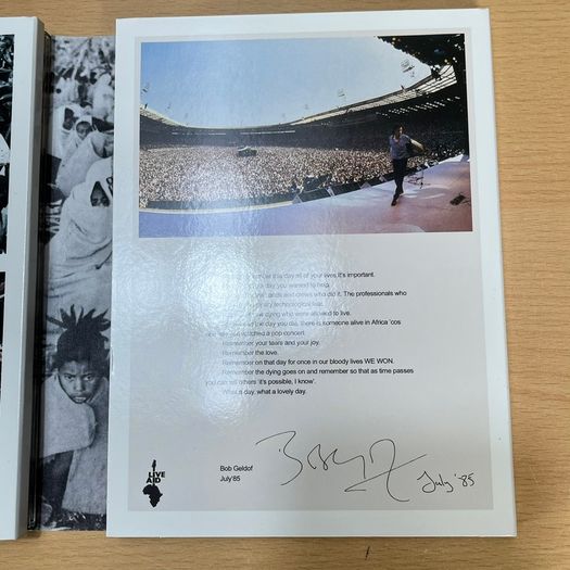 Live Aid DVD Boxset 1985 4 Disc Set 2004 Concert + Booklet + Slipcase - Region 1