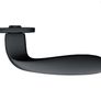 1 pair Gavroche Black Door Handles Door Fittings Interior Doors Round Rosette Image 2