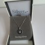Absolute Jewellery Sterling Silver Necklace & Pendant Initial U Letter U New With Tags & Box CAN POST Image 4