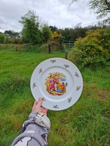 Limoges porcelain  plate postage possible