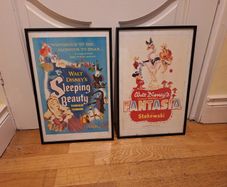 Vintage Disney Pictures with original frames