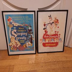 Vintage Disney Pictures with original frames