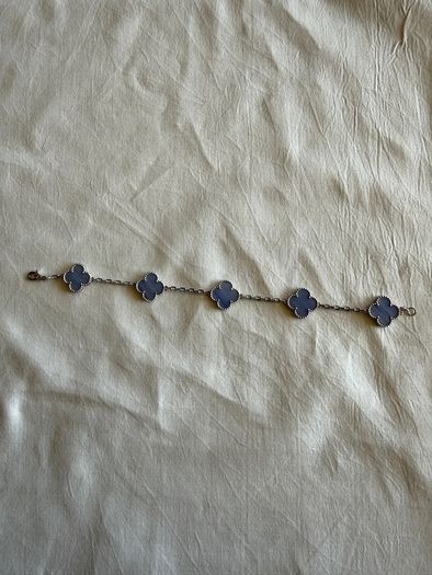 Clover agate stone bracelet