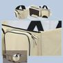 Baby 3 in 1 Portable Bassinet Cot Mummy Travel Bag Diaper Bag and Change Station Image 5