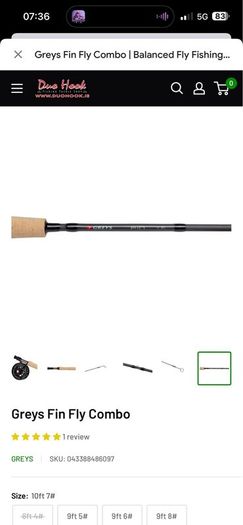 Greys Fin Fly Combo 10ft7