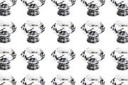 NEW 25Pcs Crystal Door Knob, 30MM Diamond Drawer Knobs Crystal Door Handles Diamond Pulls for Home Kitchen Office Chest Cabinet Drawer