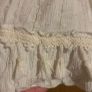 Girls cream tassel dress Image 4