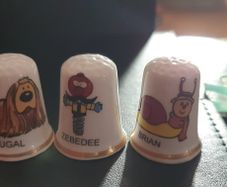 Collection of Bone China Thimbles