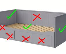 Ikea Hemnes daybed: free spare parts