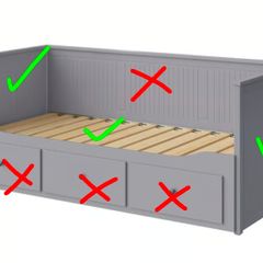 Ikea Hemnes daybed: free spare parts