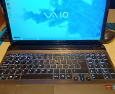 Sony Laptop, Model SVE151G17M, 8 GB Ram, 1 terrabyte HDD, Windows 8, Intel Core i5-3230M 2.6GHz