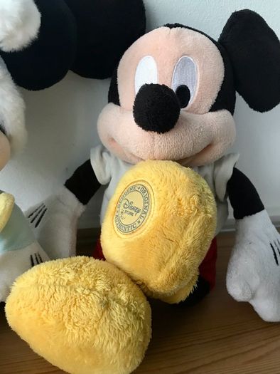 Mickey and Minnie Mouse plushes