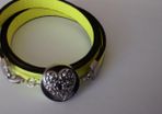 Leather Snap Button Wrap Bracelet