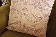 Love themed  cushion