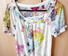 Ted Baker - Floral Top Blouse - Size 1 UK 8 - New RRP 130