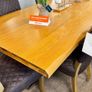 210cm Oak Dining Table Ex Display Image 7