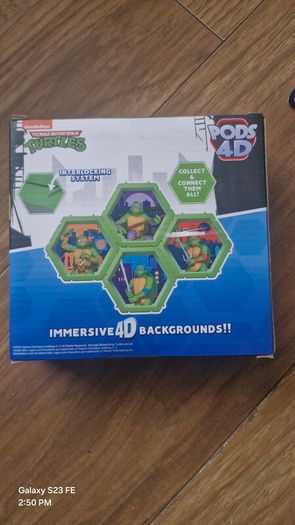 Tennage Mutant Ninja Turtles Pods 4D comnnection Collection -