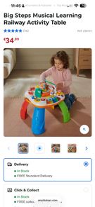 Big Steps musical learning Railway Activity table
