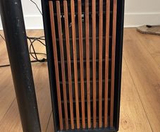 Black PC Case, Walnut Front