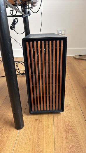 Black PC Case, Walnut Front