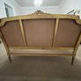Louis XVI-style gilt settee and armchair, tapestry upholstery Image 7
