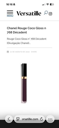 Chanel lip gloss