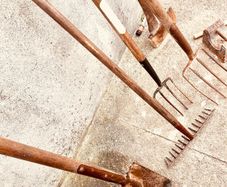 vintage garden tools
