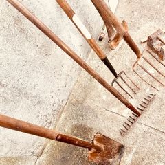 vintage garden tools