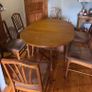 Teak Dining Table & 6 Chairs Image 3