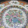 Chinese Early 20th century hand painted plates Famille Rose Pair Image 4