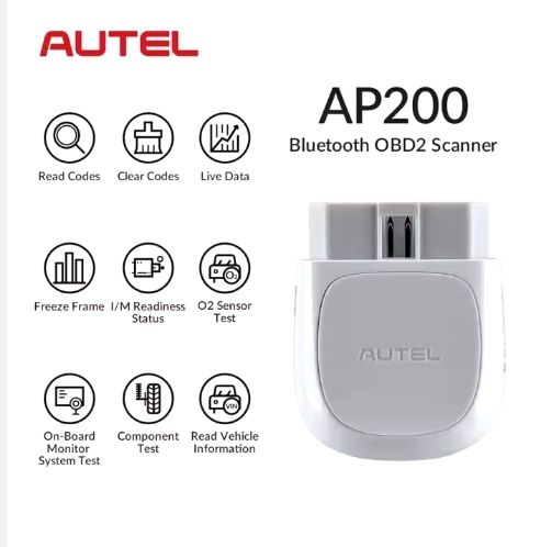 AUTEL AP200 Bluetooth OBD2 Scanner Code Reader with Full Systems Diagnostic for DIYers