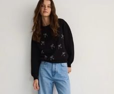 Reserved Bow Sweatshirt - Size L