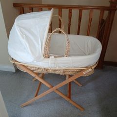 Newborn Moses Basket Stand and Cover