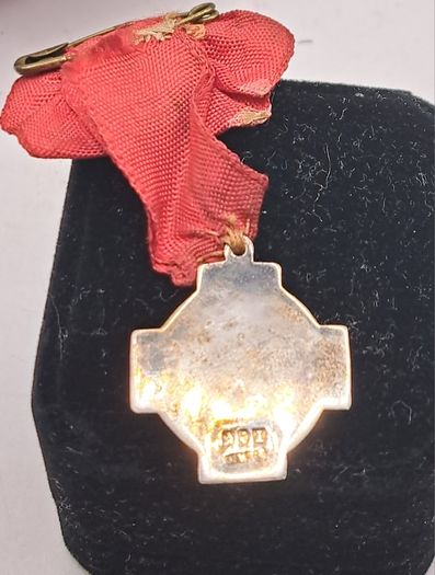 Vintage sterling silver medal