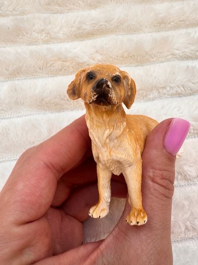 Schleich Farm World Golden Retriever D 73527 approx. 6 cm. tall Used Please see photos